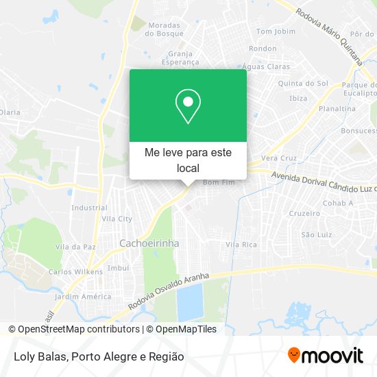 Loly Balas mapa