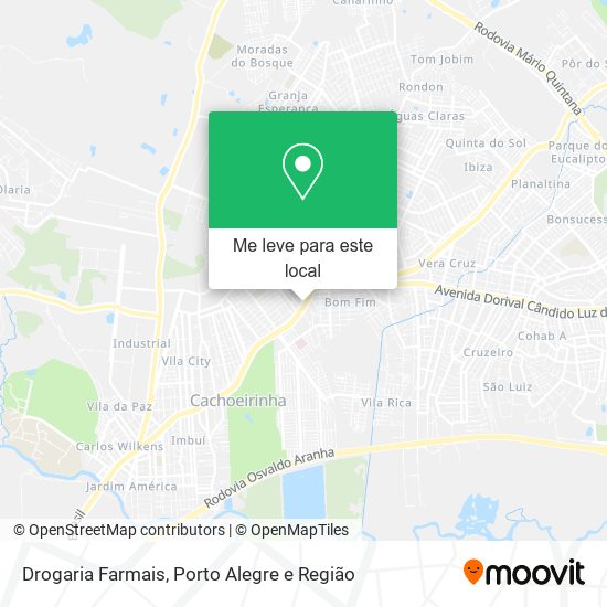 Drogaria Farmais mapa