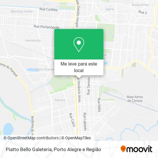 Piatto Bello Galeteria mapa