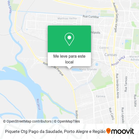 Piquete Ctg Pago da Saudade mapa