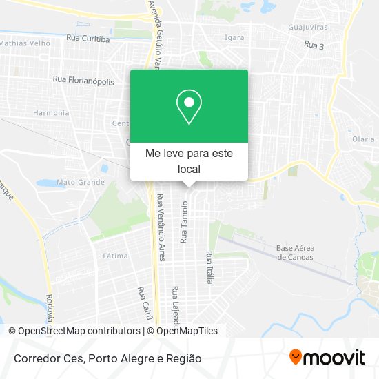 Corredor Ces mapa