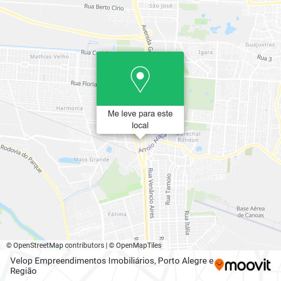 Velop Empreendimentos Imobiliários mapa