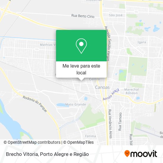 Brecho Vitoria mapa