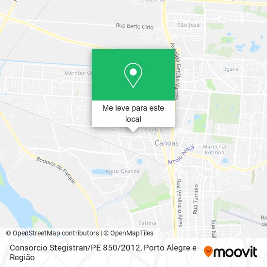 Consorcio Stegistran / PE 850 / 2012 mapa