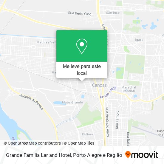 Grande Familia Lar and Hotel mapa