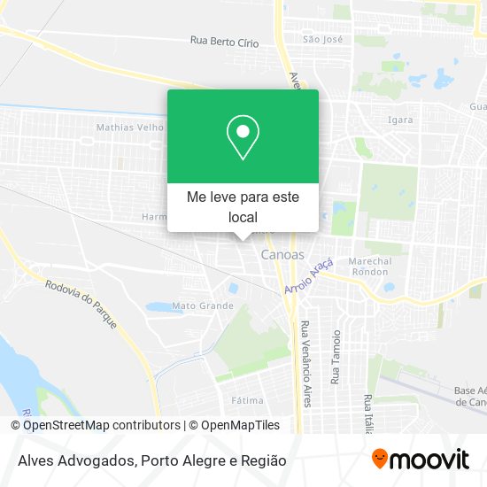 Alves Advogados mapa