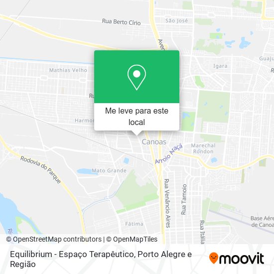 Equilibrium - Espaço Terapêutico mapa
