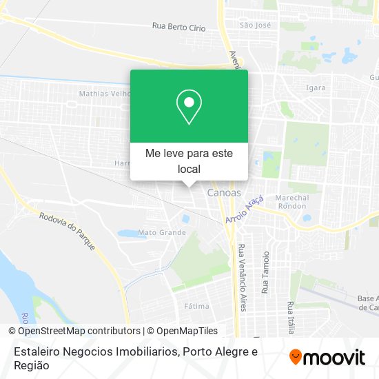 Estaleiro Negocios Imobiliarios mapa