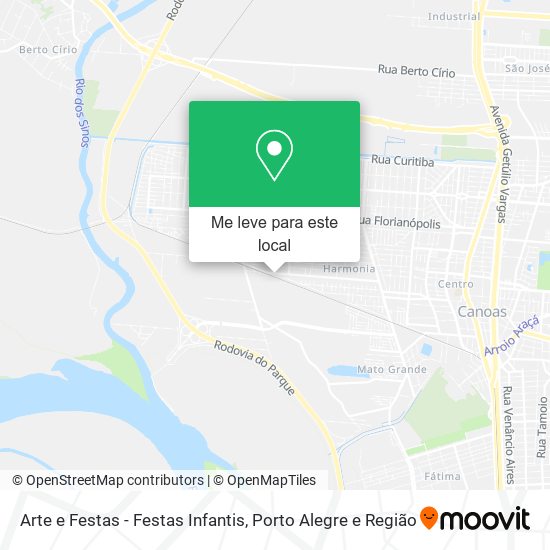 Arte e Festas - Festas Infantis mapa