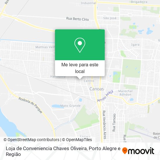 Loja de Conveniencia Chaves Oliveira mapa