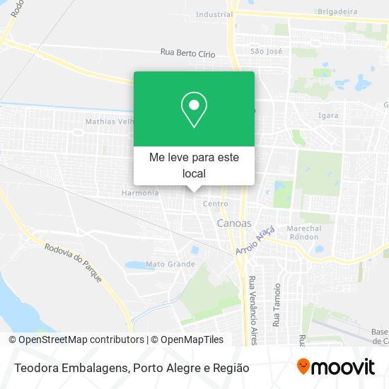 Teodora Embalagens mapa