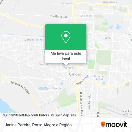 Janine Pereira mapa