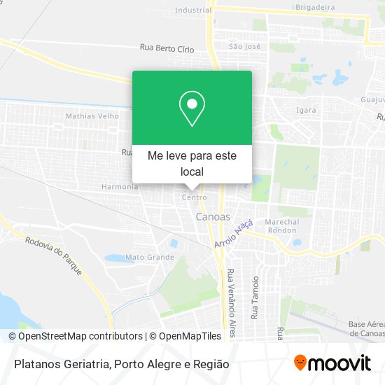 Platanos Geriatria mapa