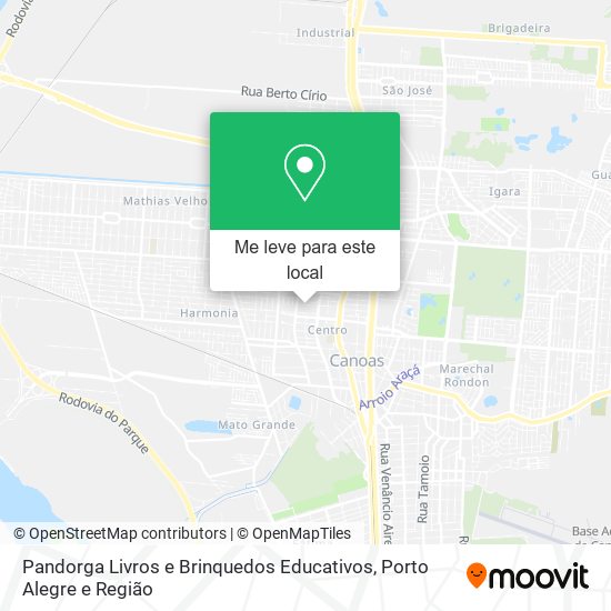 Pandorga Livros e Brinquedos Educativos mapa