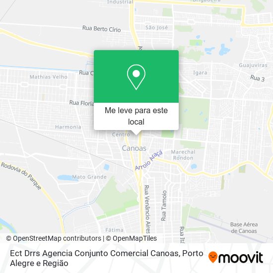 Ect Drrs Agencia Conjunto Comercial Canoas mapa