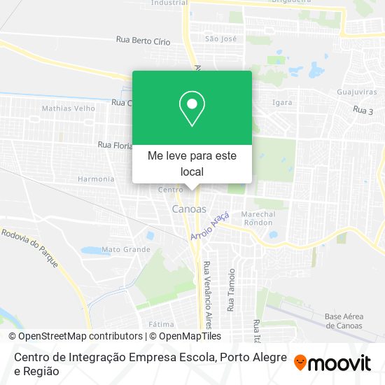 Centro de Integração Empresa Escola mapa