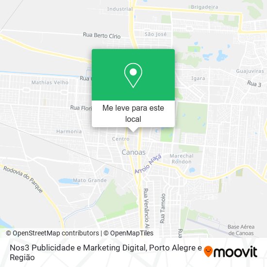 Nos3 Publicidade e Marketing Digital mapa