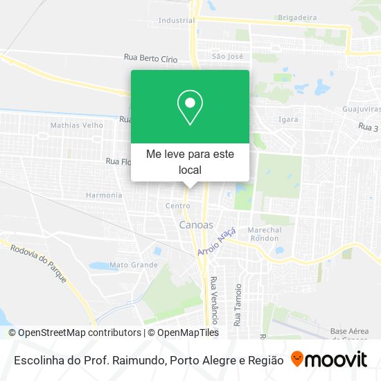 Escolinha do Prof. Raimundo mapa