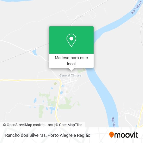 Rancho dos Silveiras mapa