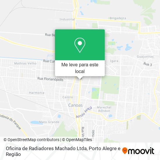 Oficina de Radiadores Machado Ltda mapa