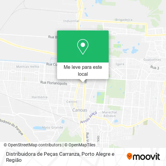 Distribuidora de Peças Carranza mapa