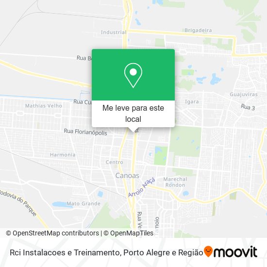 Rci Instalacoes e Treinamento mapa