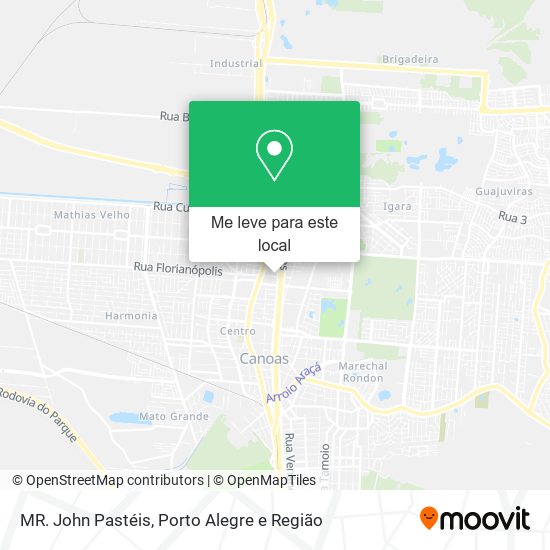 MR. John Pastéis mapa