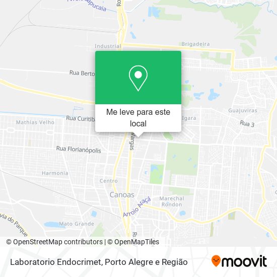 Laboratorio Endocrimet mapa