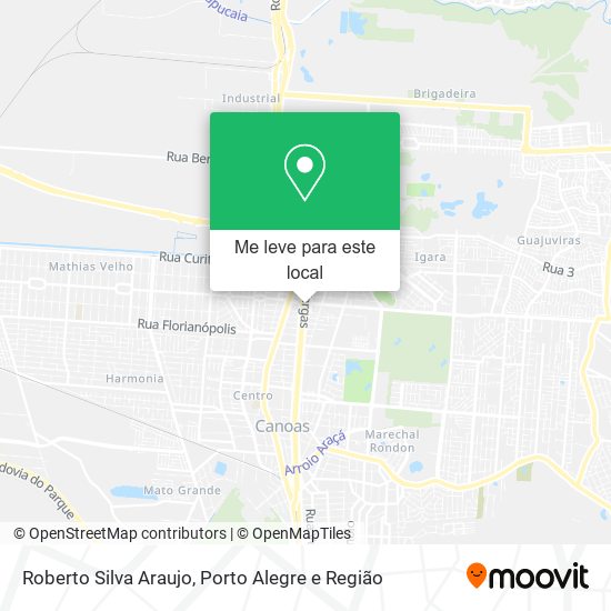 Roberto Silva Araujo mapa