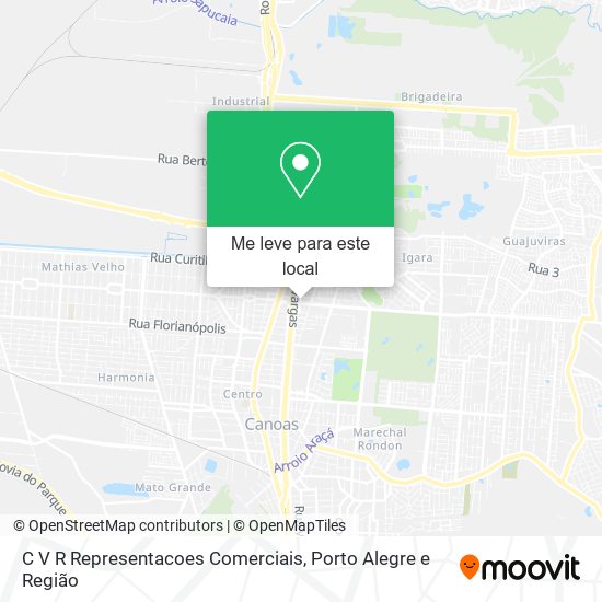 C V R Representacoes Comerciais mapa