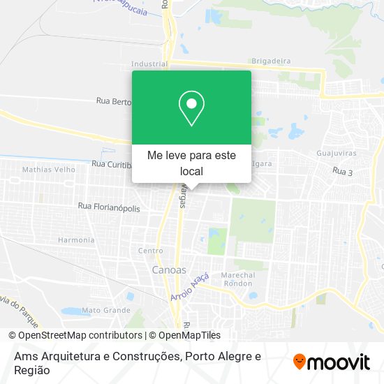 Ams Arquitetura e Construções mapa