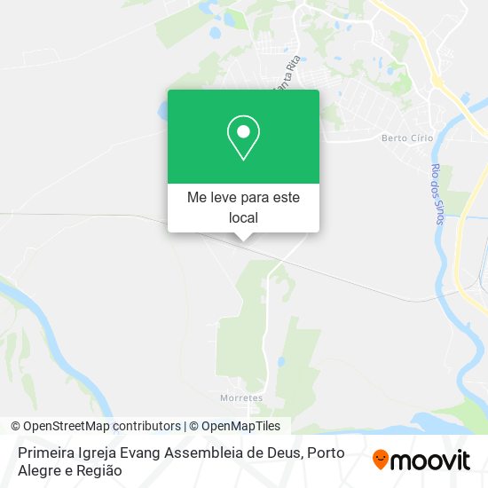 Primeira Igreja Evang Assembleia de Deus mapa