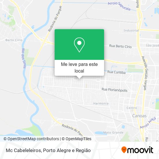 Mc Cabeleleiros mapa