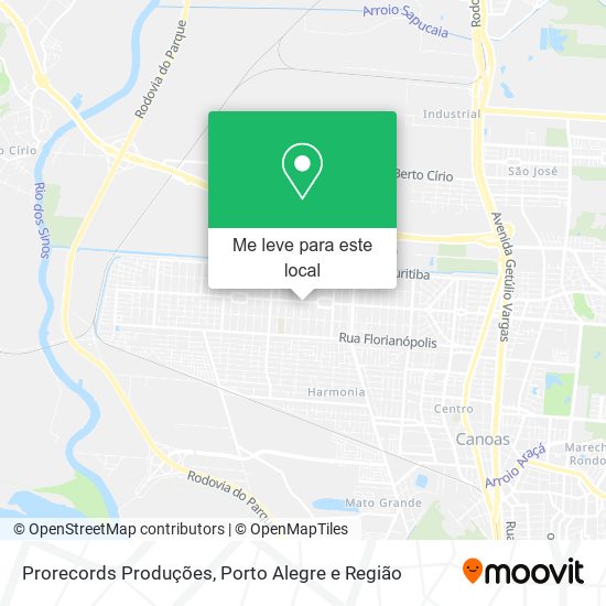 Prorecords Produções mapa