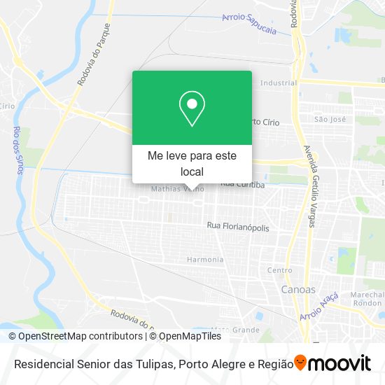 Residencial Senior das Tulipas mapa