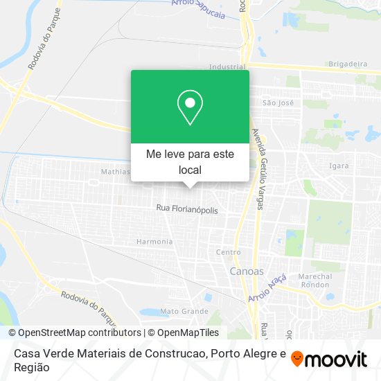 Casa Verde Materiais de Construcao mapa