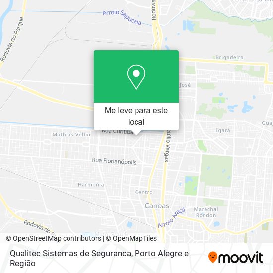 Qualitec Sistemas de Seguranca mapa