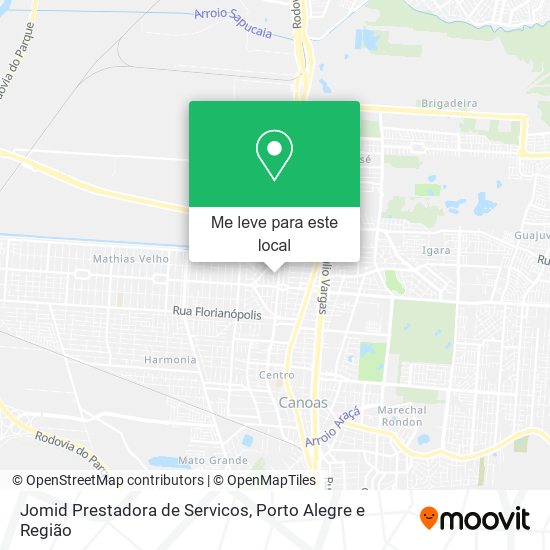 Jomid Prestadora de Servicos mapa