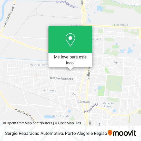 Sergio Reparacao Automotiva mapa