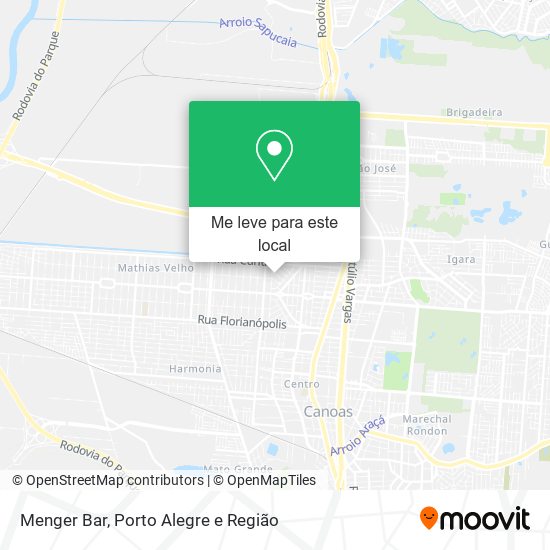 Menger Bar mapa