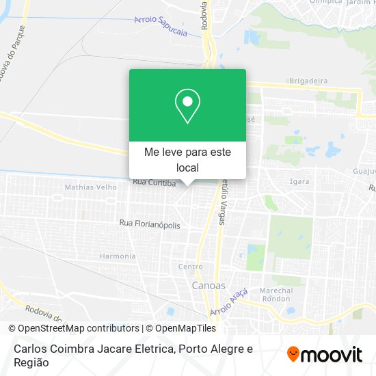 Carlos Coimbra Jacare Eletrica mapa