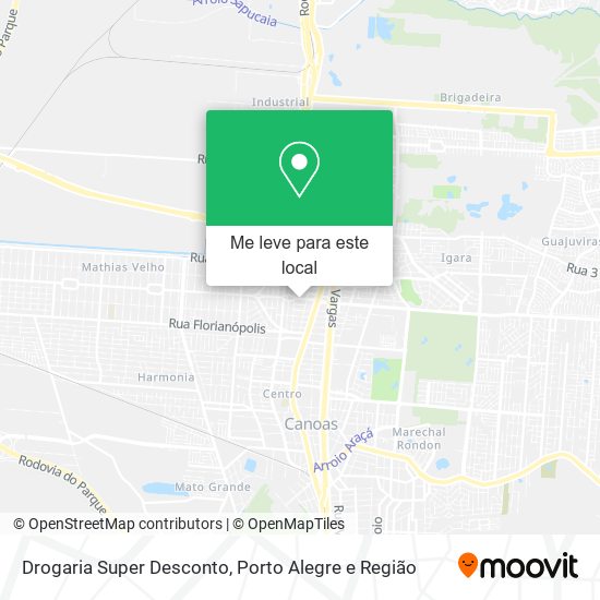 Drogaria Super Desconto mapa