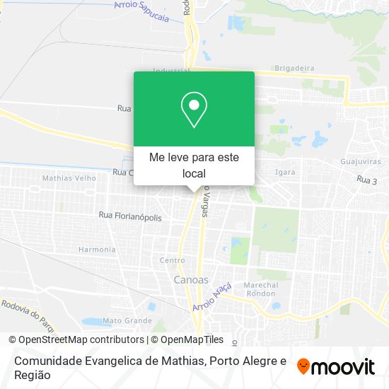 Comunidade Evangelica de Mathias mapa