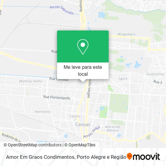 Amor Em Graos Condimentos mapa