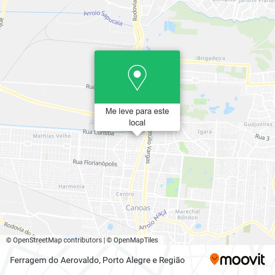 Ferragem do Aerovaldo mapa