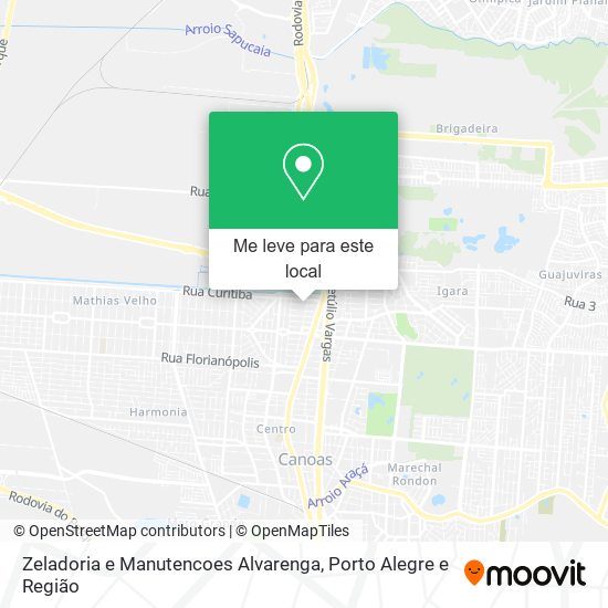 Zeladoria e Manutencoes Alvarenga mapa