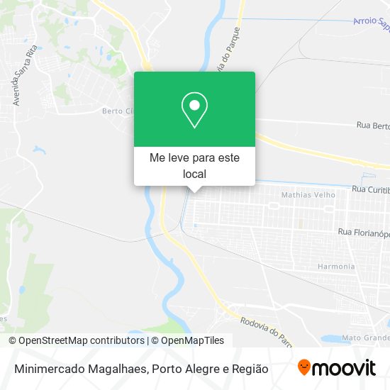 Minimercado Magalhaes mapa