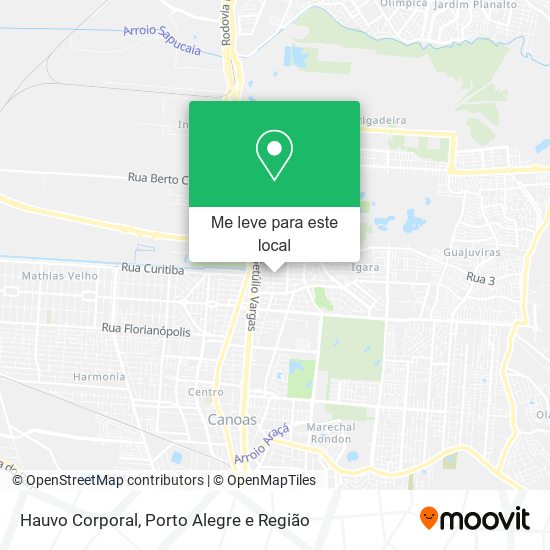 Hauvo Corporal mapa