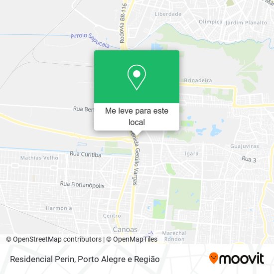 Residencial Perin mapa
