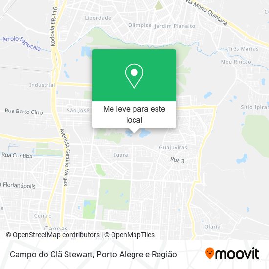 Campo do Clã Stewart mapa